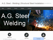 Tablet Screenshot of agsteel.com.au